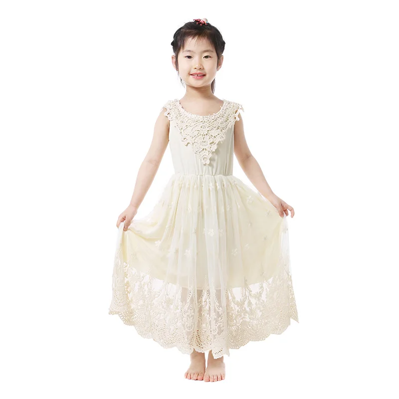 little girl ivory lace dress
