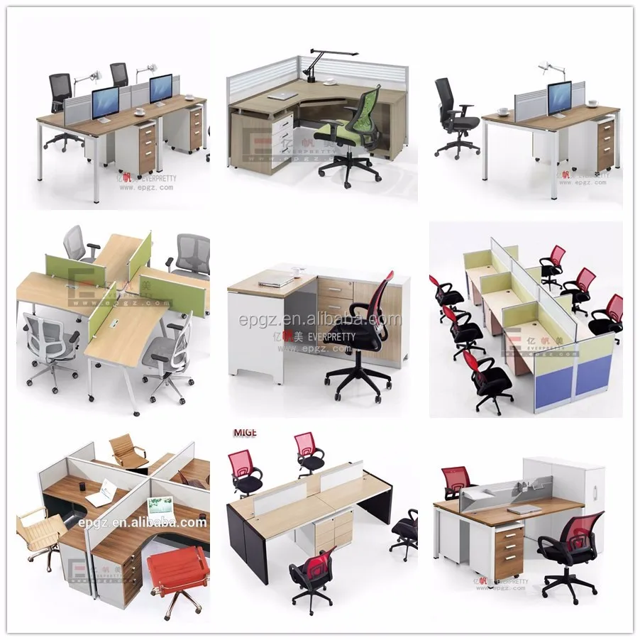 Aluminum Partition 0ffice Cubicle Workstation,Office Desk Specification
