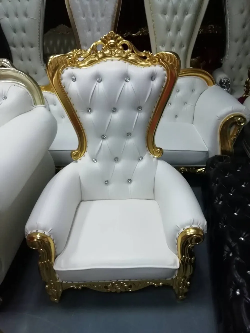 Wholesale Event Decoration Use Kids King Throne Chairs For Wedding