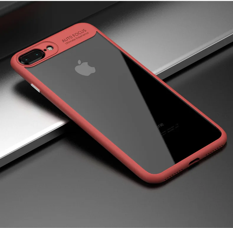 

For iphone 7 phone case clear auto focus protector camera mobile phone cover