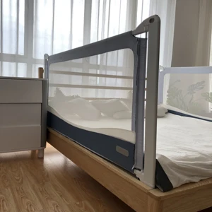 Image of Large size Crib guard rail portable bed rail for toddlers/bed bumper baby safety fence