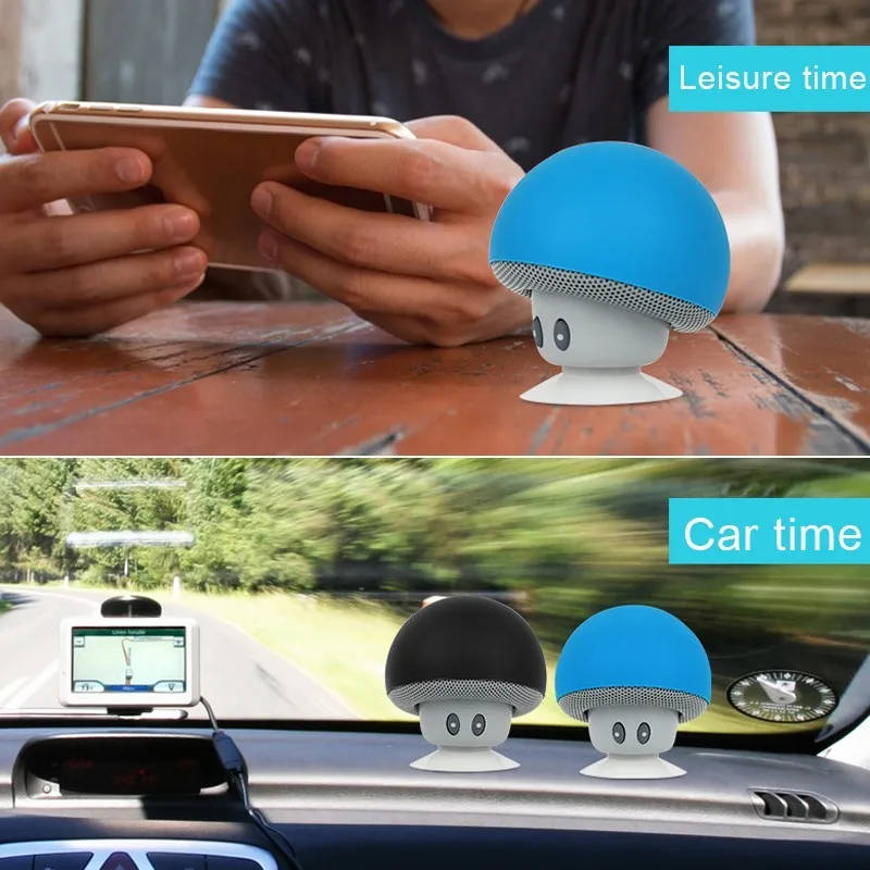 Cute Mini Mushroom Wireless Portable Water proof Shower speaker For Mobile Phone - ANKUX.COM