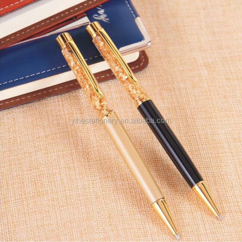 24ct Gold Plated Bentley Ballpoint Writing Pen Black Gift Boxed Free Ink 24K 