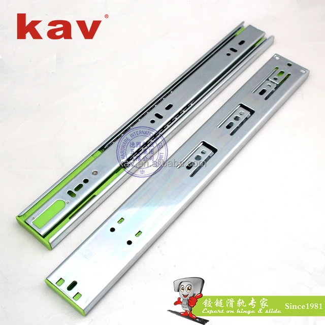 Furniture Cabinets Drawer Slide Brackets Soft Closing Ball Bearing