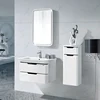 new bathroom vanity LED light round corner counter top basin