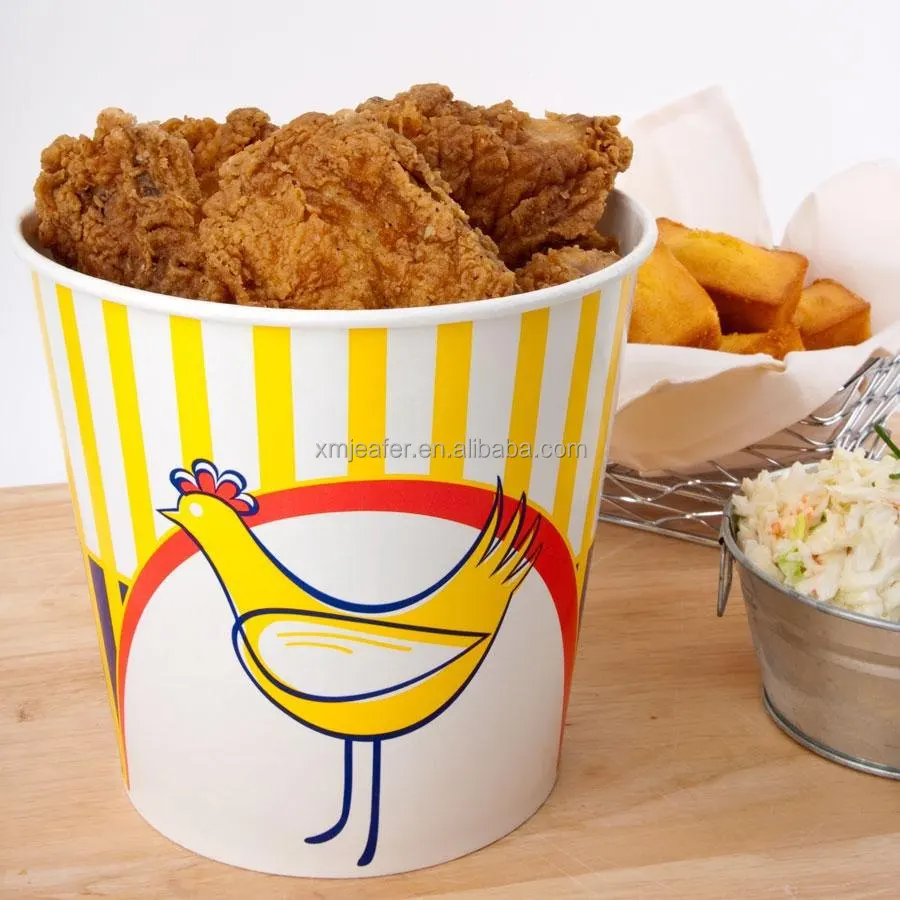 Disposable Paper Chicken Bucket With Lid Buy Chicken Bucket With Lid