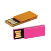 Mini plastic case book marker USB 2.0 /3.0 pen Drive custom logo print real capacity