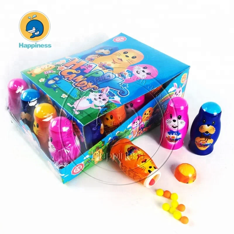

Lovely Cartoon Bottle Filling Hard Candy, Multi-colored