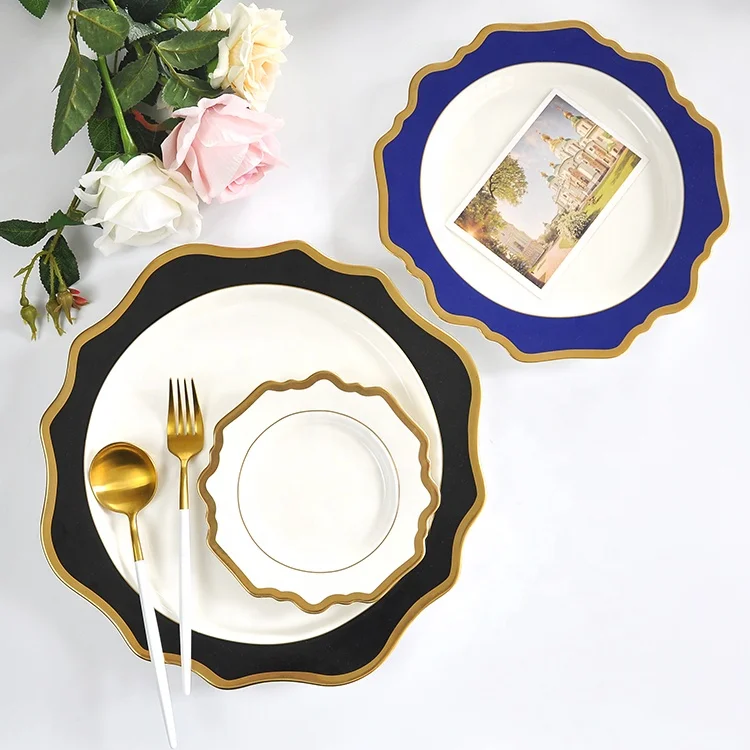 

SY Dinnerware 4PCS sunflower wedding porcelain dinner plate set