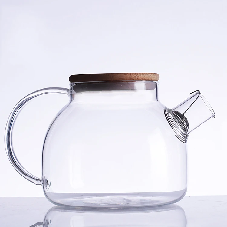 

reasonable Price lead free glass teapot small water pot, Transparent