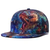 Linen cap 100% cotton 5 panel ostrich skin snapback hat strap orange studded
