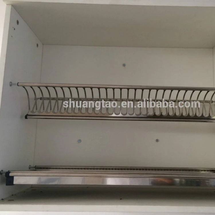Kitchen Cabinet Stainless Steel Dish Rack Of Guangzhou Factory