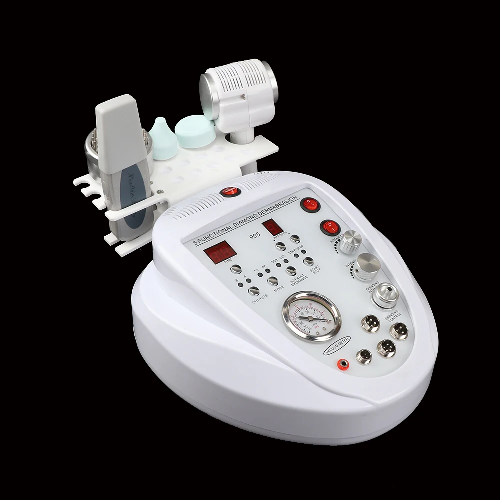 

5 in 1 Microdermabrasion Diamond Dermabrasion Peeling Machine Photon Skin Scrubber Ultrasound Facial Beauty Machine