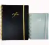 Hot Sale PU Leather Custom Logo Spiral Notebook Student/Composition Diary