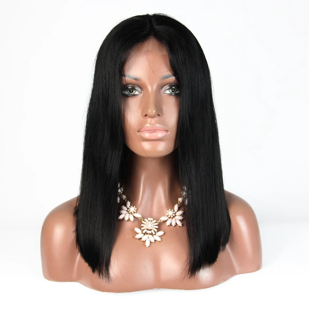 

Overnight Delivery Pre Plucked Straight Wig Pixie Full Lace Wigs Virgin Hair Full Lace Wig Perruque Indetectable