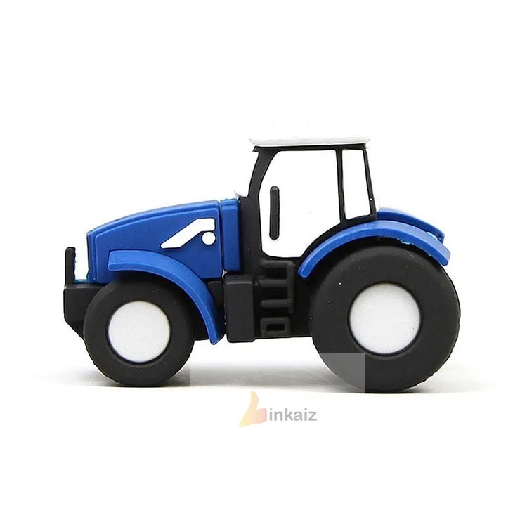 excavator usb stick/custom soft pvc rubber 3D excavator usb flash drive - ANKUX.COM