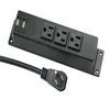 3 gang multimedia table mount socket outlet with 2 usb