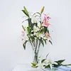 Artificial flower supplier long stem real touch silk artificial flowers for decoration