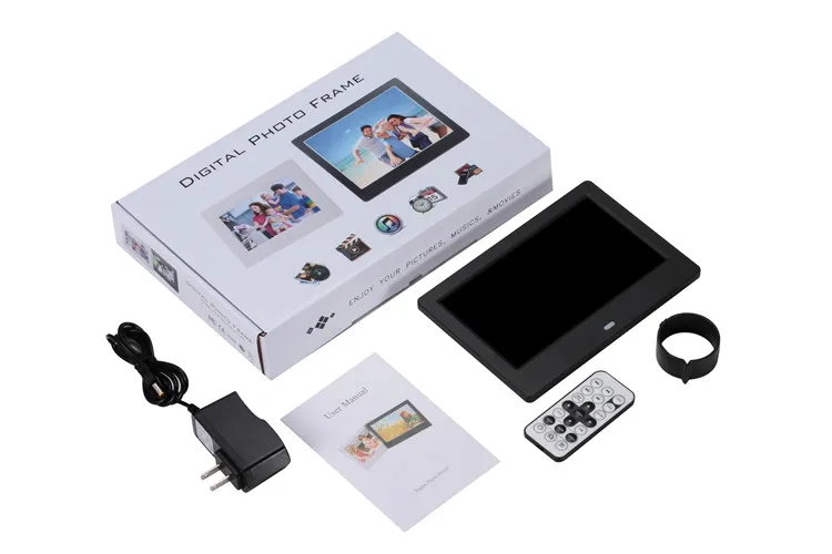 Factory Price Motion Sensor Digital Frame 7 Inch Lcd Screen Mp3 Video