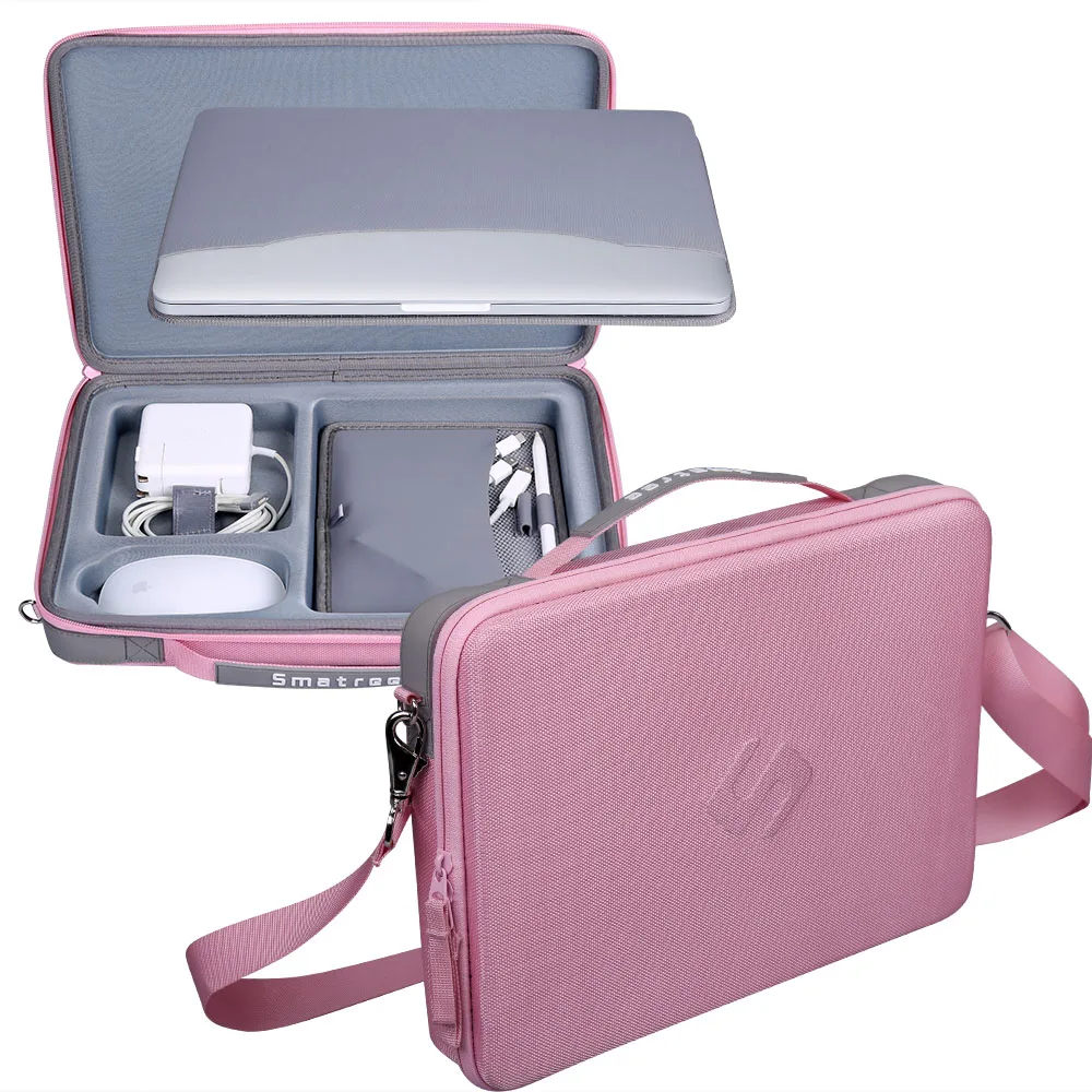 

Sma tree Laptop Carrying Case for Surface Pro 6 12.3''/Mac book12-13.3'' Bag, Pink