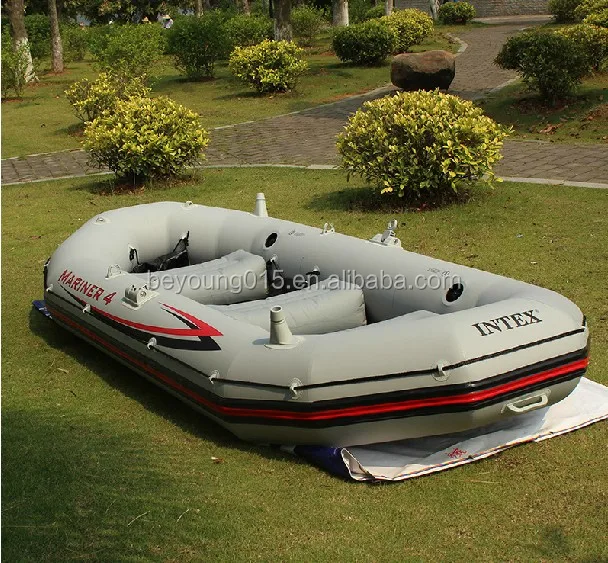 

Intex 68376 Mariner 4, 4-Person Inflatable Boat Set with Aluminum Oars and High Output Air Pump
