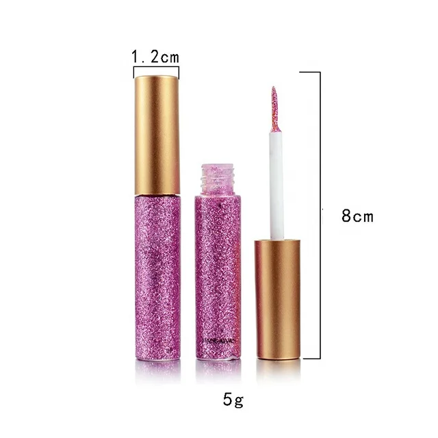 

High quality glitter eyeliner liquid eyeliner white eyeliner color, Multicolor