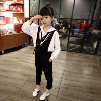 

Kids Clothes New Style Formal Wear Girls Sleeveless V Neck Overalls Made In China, As pictures or as your needs