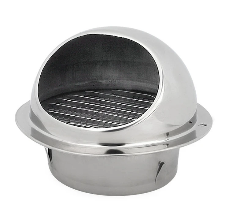 Stainless Steel Roof Pipe Cap/ Directional Wall Air Vent For Hvac ...