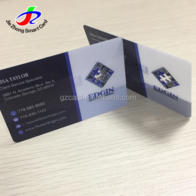 Premium Quality Oem Printed Cheap Clear Transparent Plastic Business Card Buy Transparent