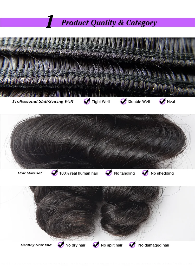 Cheap Wholesale Virgin Hair Dropship No Tangle Human Hair Weave