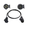 2019 Spiral Coiled Wire Cable/Flexible Spring Cable/Spring Electric Cable/7 Cores Truck Spare Trailer Parts