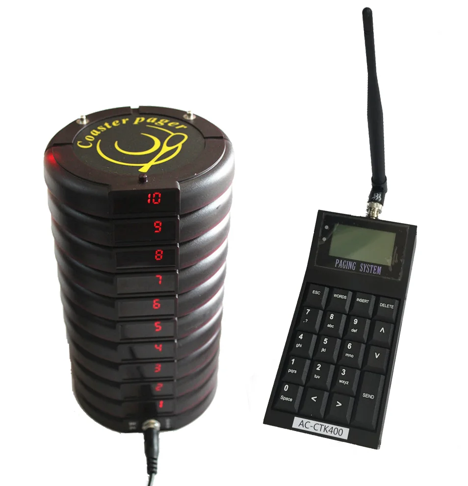 

wireless paging service digital guest pager call system