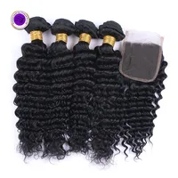 

Wholesale Grade 9A deep curl hair extension virgin human hair virgin Peruvian deep wave