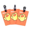 Wholesale travel accessories cheap novelty soft PVC custom luggage tag