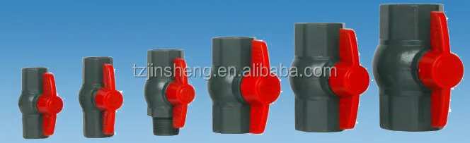U PVC Plastic Ball Valve NEW Plastic Butterfly Handle PVC Compact Ball Valve 1/2 Inch to 6 Inch