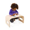 Factory Price Wholesale Magic Cabin Children's Bent School Desk Chair Wooden