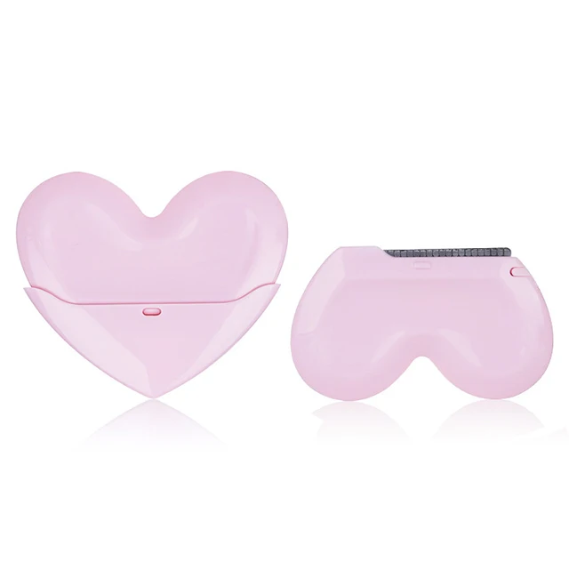 

Newly cosmetic heart shape eyebrow razor trimmer, Mint;pink