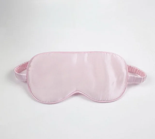 

100% mulberry silk eye mask travel sleep sleeping eye mask with earplugs pouch, Black,pink , gray. blue customized