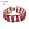 Fashion acrylic bracelets&bangles ,gold hollow 2015 brand jewelry wholesale price