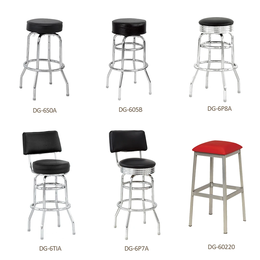 Metal Chromed Classic Bar Stool Wholesale Commercial Bar Stools High Stool Buy Dining Chair