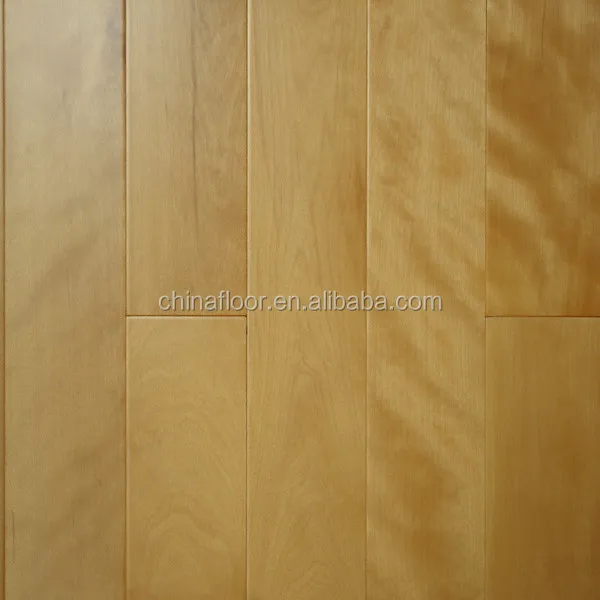C&L UV lacquer matte Birch solid wood flooring56.JPG