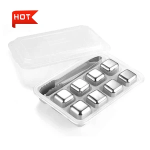 Image of Svin Hot Sale Whisky Stainless Steel Customized Ice Cube Wholesale Whiskey Stones