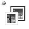 Black White 10 x 10 Inch Square Bulk Thin Photo Picture Frames