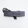 multiple installation methods office table charger socket with usb charger