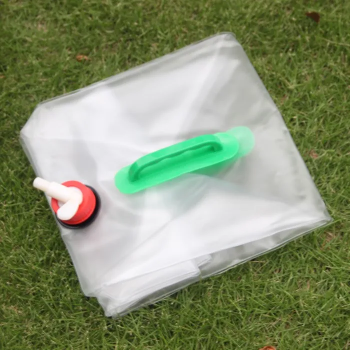 Portable Big Capacity 20l Transparent Folding Tank Plastic Camping