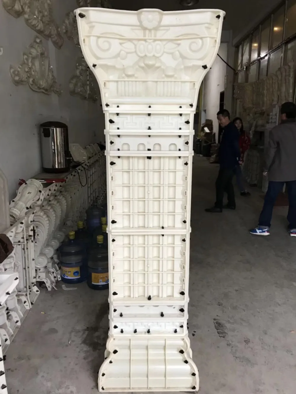 Concrete Square Column Pillar Plastic Mold For Building Decoration
