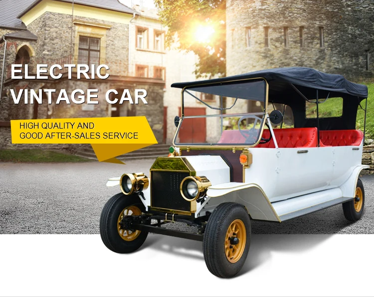 New Energy 4 Wheels Electric Classic Vintage Car Club Car Buy New