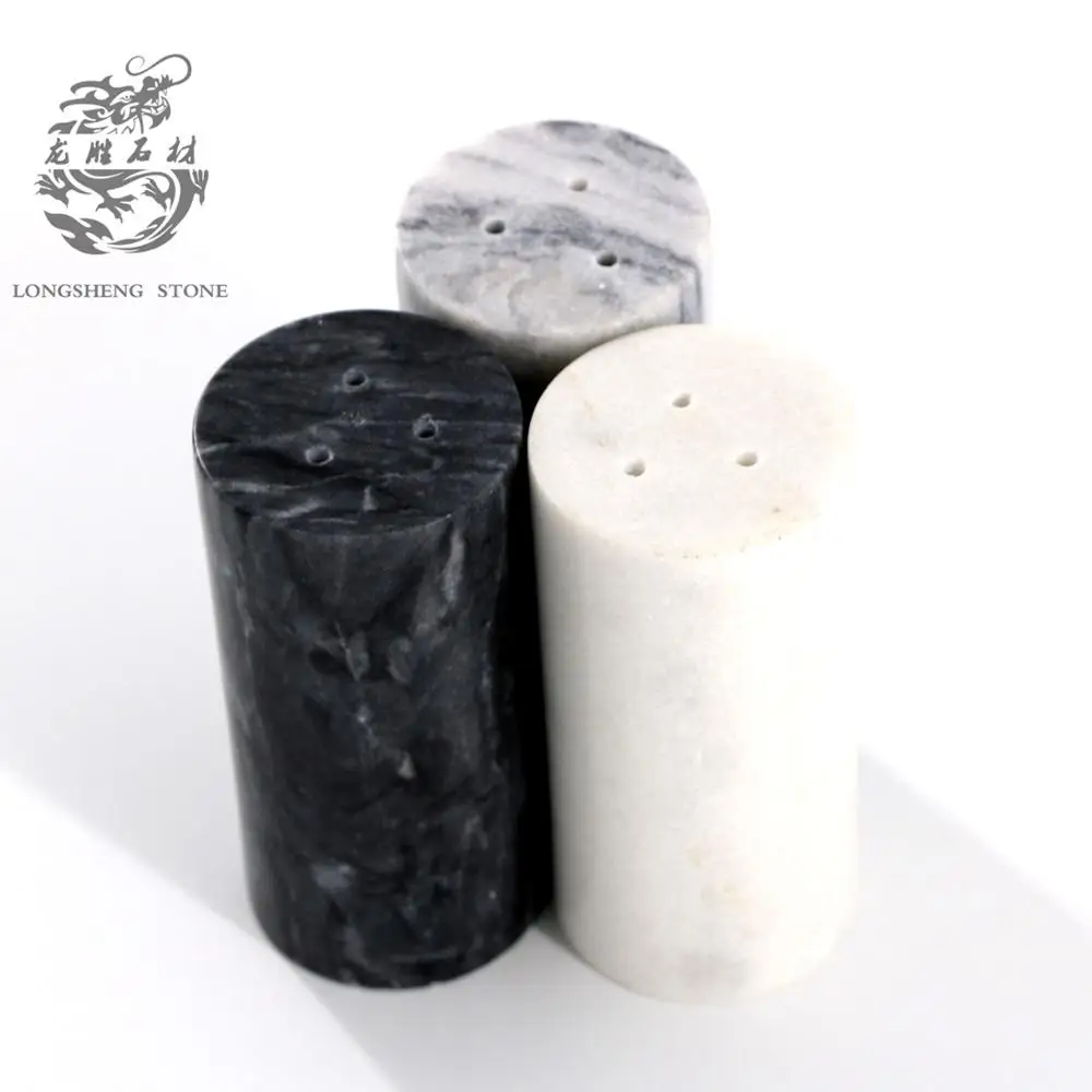 

European Marble Sauce Bottle Pot, Sugar, Salt stone Seasoning tank