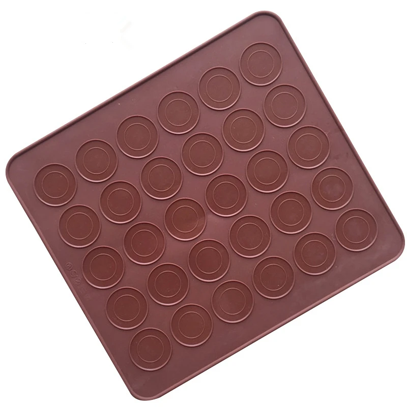 

30 Capacity Macarons Silicone Mat Baking Mold silicone macaroon mat, N/a