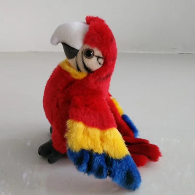 talking parrot plush toy